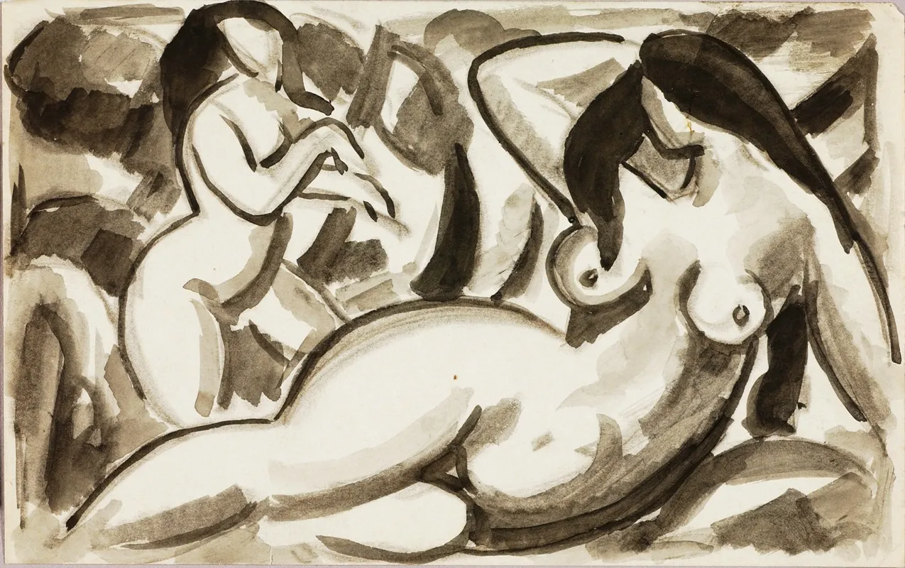 Two Female Nudes 7