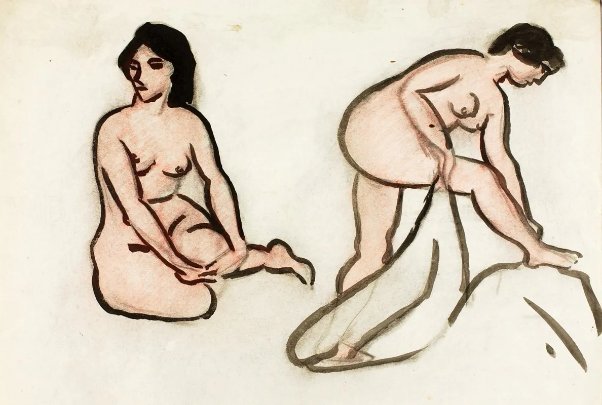 Two Female Nudes 9