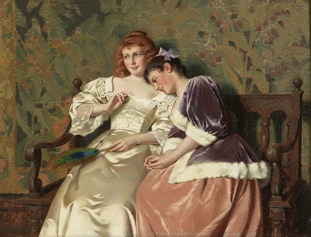 Two Friends Wall Art by Max Volkhart - High-Resolution Digital Print
