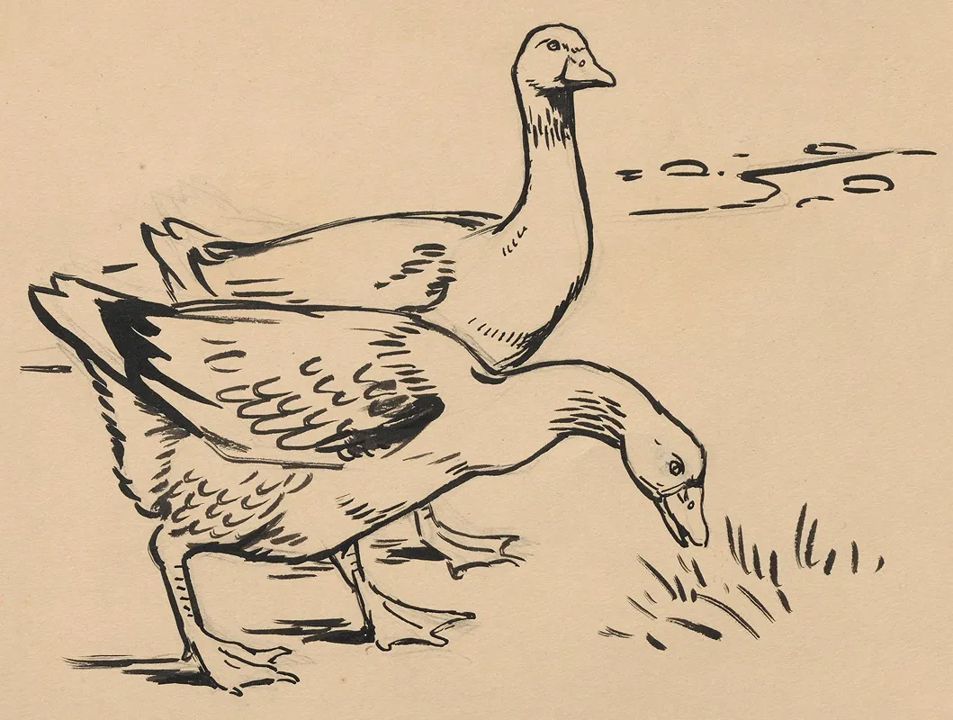 Two Geese 3