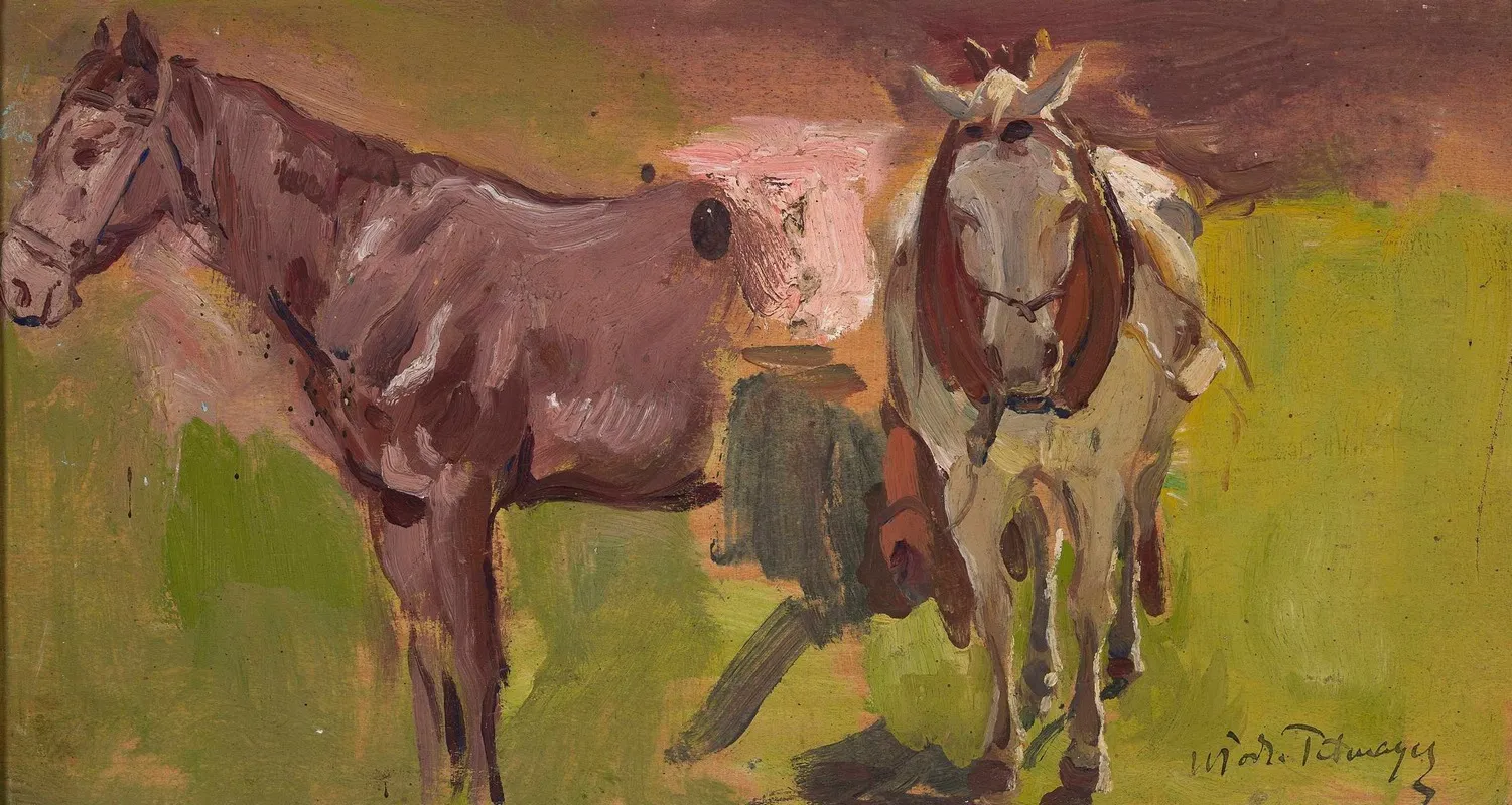 Two Horses Sketch