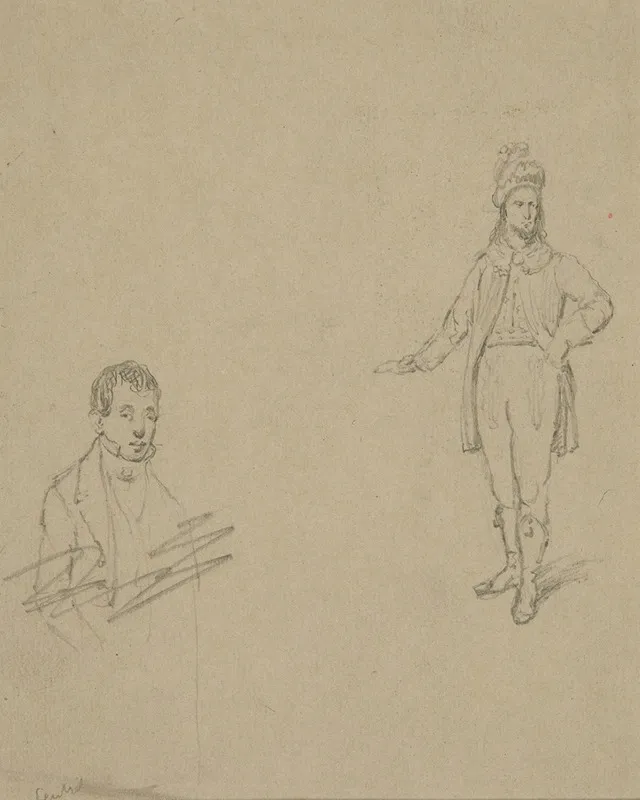 Two Men 4 Wall Art by Emanuel Gottlieb Leutze - High-Resolution Digital Print