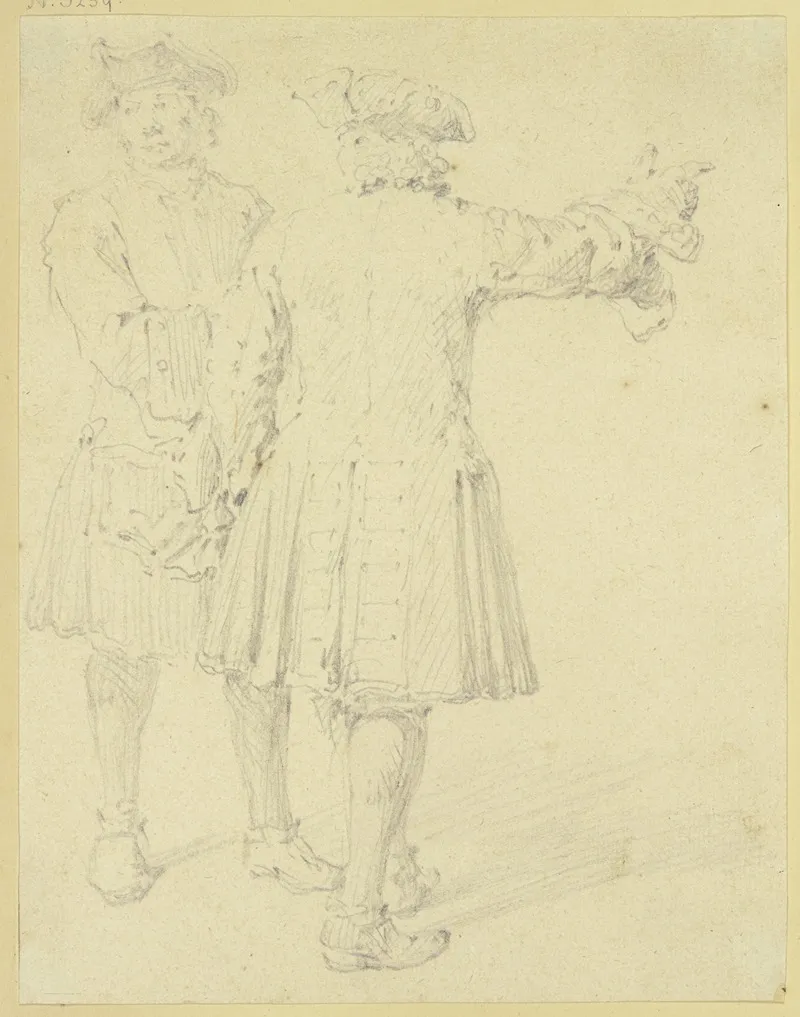 Two Men With Tricorns