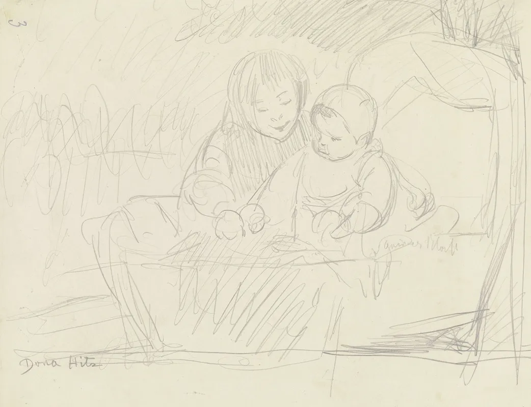 Two Playing Children