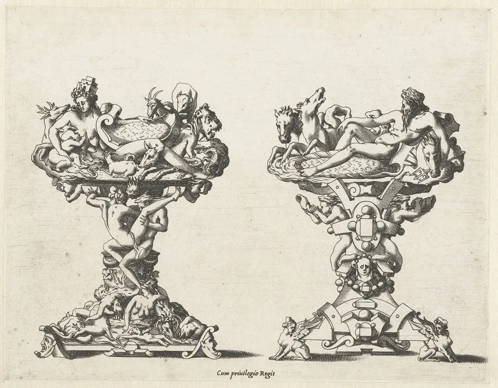 Two Salt Shakers Wall Art by René Boyvin - High-Resolution Digital Print