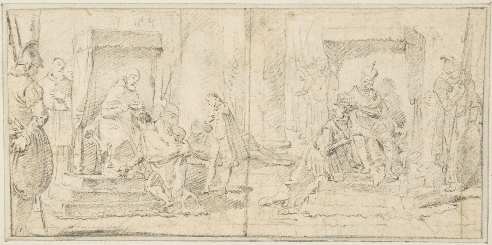 Two Scenes Of Coronation