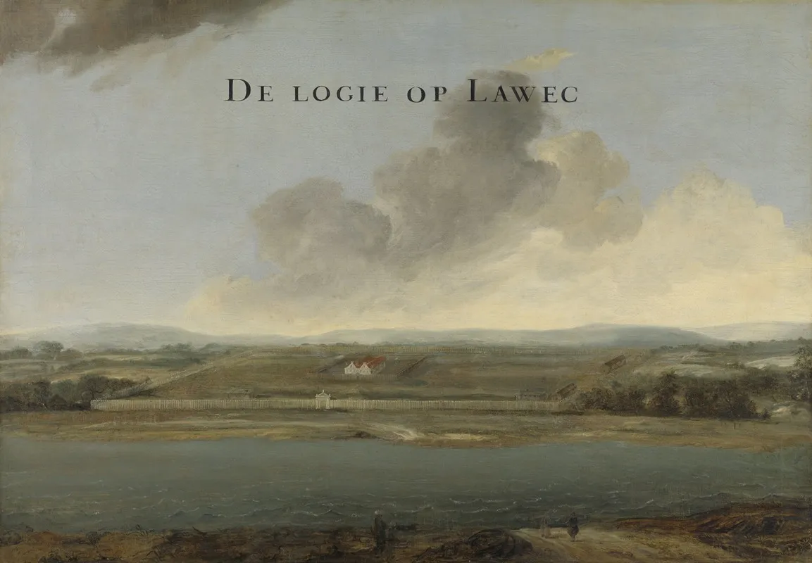 Two Views Of Dutch East India Company Trading Posts Lawec In Cambodia And Banda In The Southern Moluccas Wall Art by Johannes Vinckboons - High-Resolution Digital Print