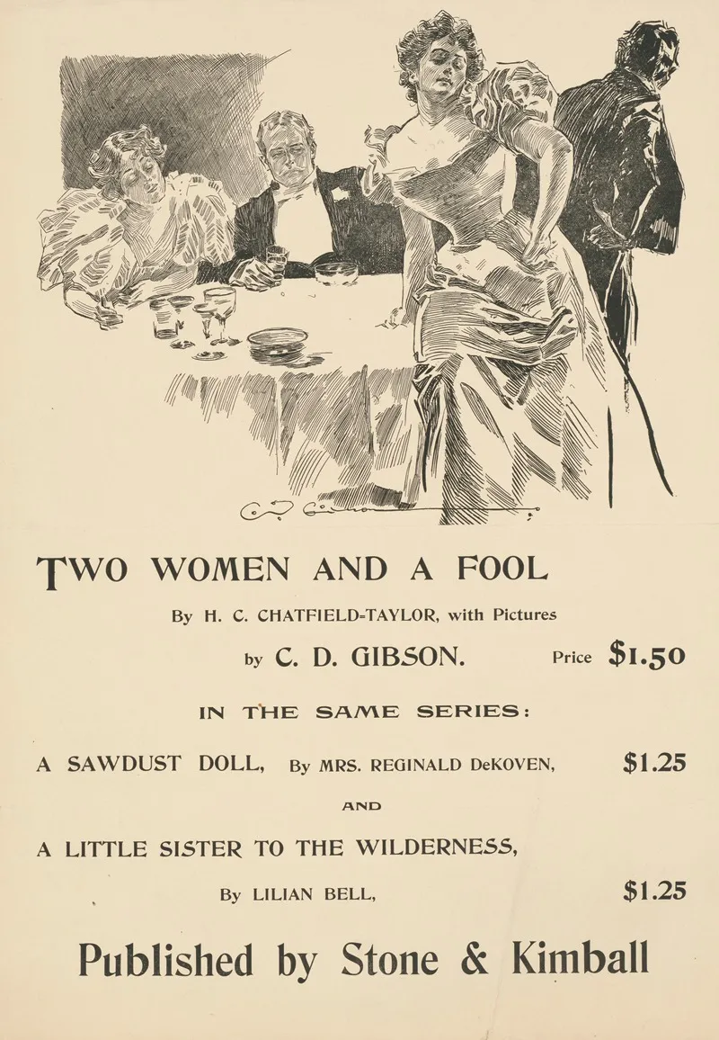Two Women And A Fool By H C Chatfield Taylor Published By Stone Kimball