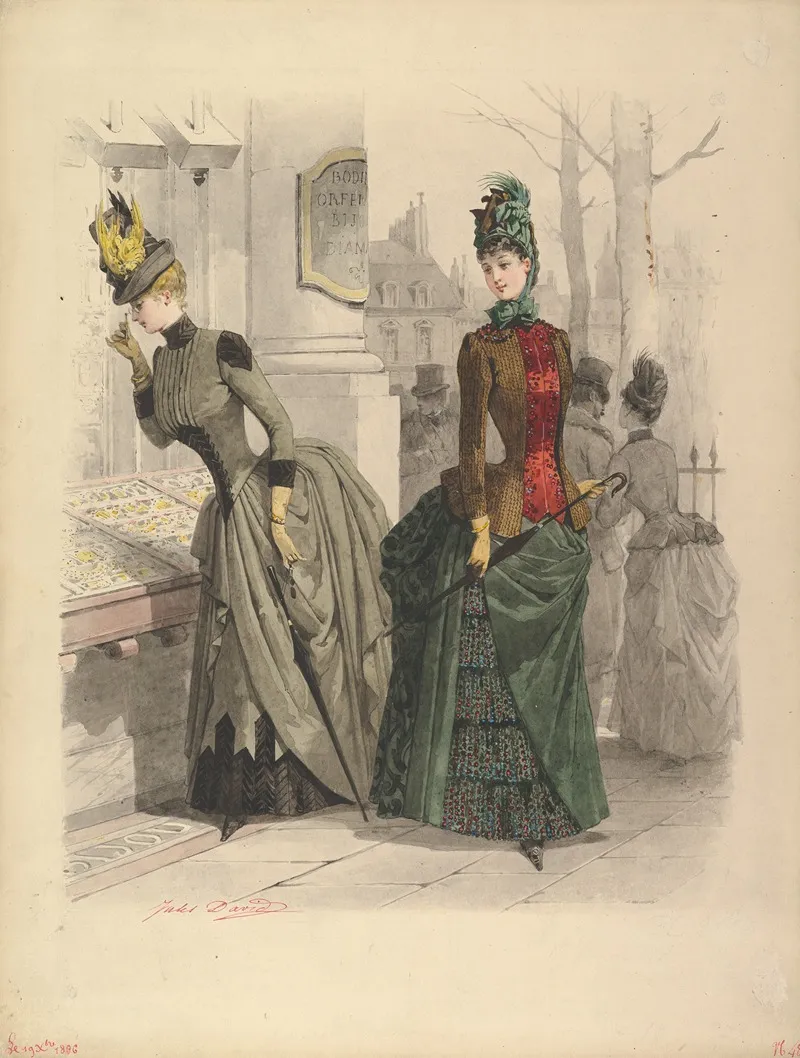 Two Women In Day Dresses 2