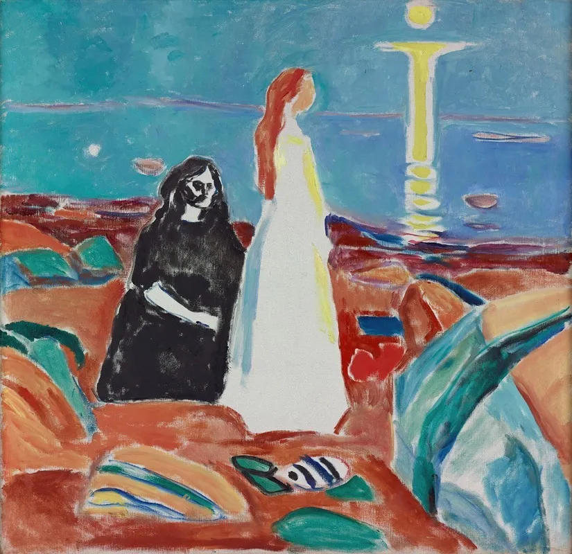 Two Women On The Shore 2