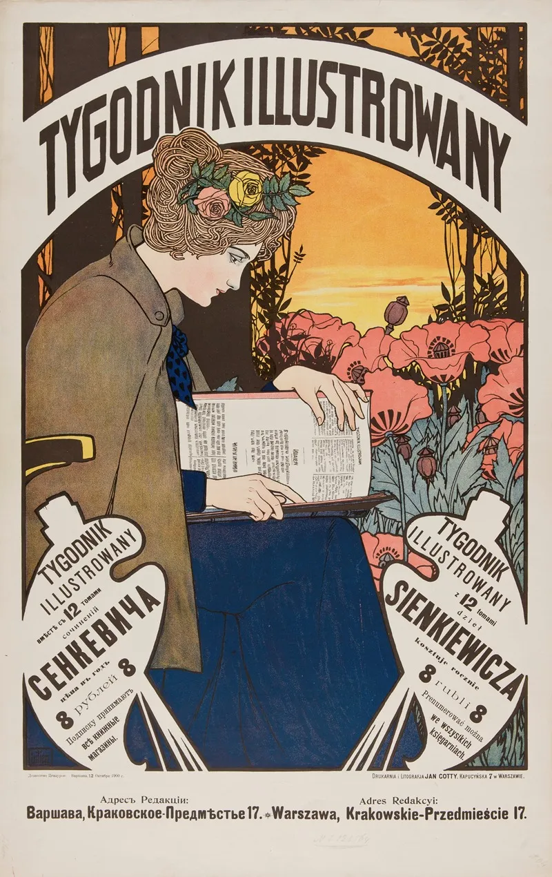Tygodnik Illustrowany Wall Art by Ephraim Moses Lilien - High-Resolution Digital Print