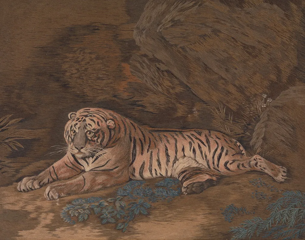 Tygress Wall Art by Mary Linwood - High-Resolution Digital Print