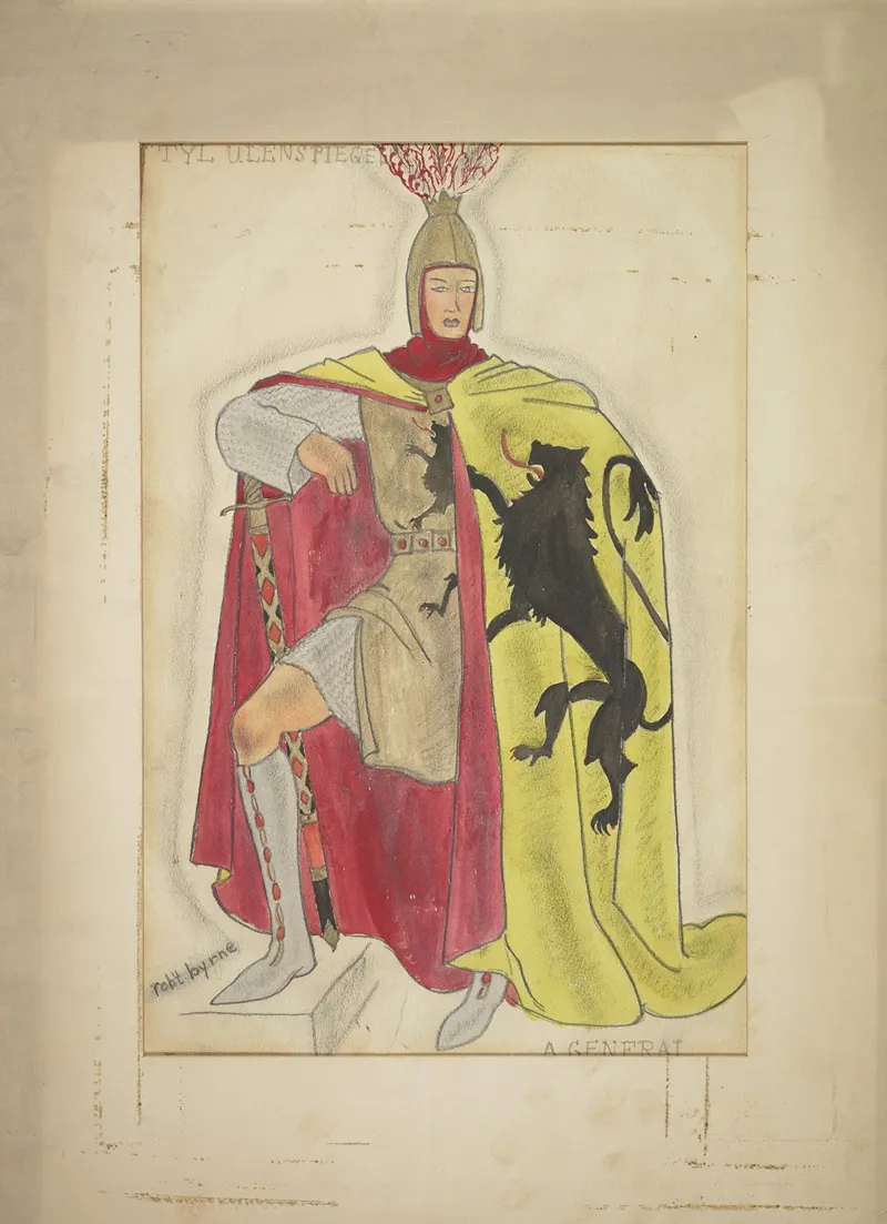 Tyl Ulenspiegel A General Wall Art by Robert Byrne - High-Resolution Digital Print