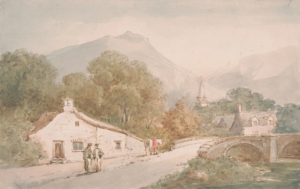 Tyn Dhu Mill North Wales Wall Art by John Baverstock Knight - High-Resolution Digital Print