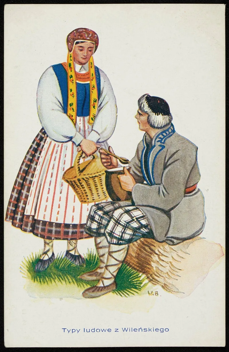 Typy Ludowe Z Wilenskiego Wall Art by Wacław Boratyński - High-Resolution Digital Print