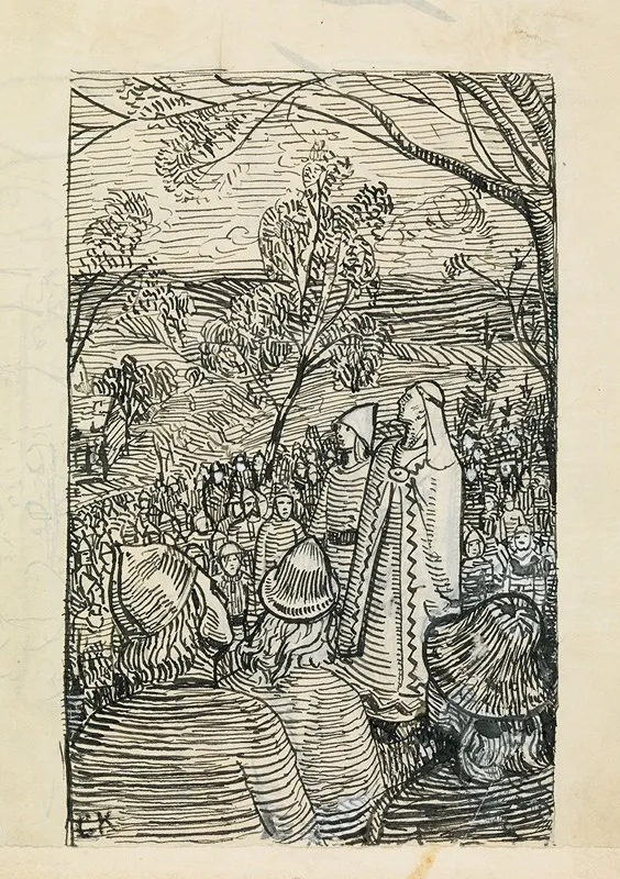 Ubenyttet Illustrasjon Snorre Sturlason Kongesagaer Kristianina 1899