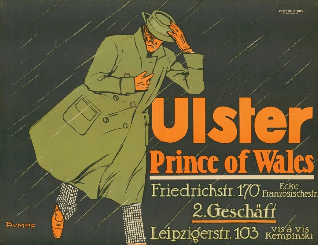 Ulster Prince Of Wales Wall Art by Fritz Rumpf - High-Resolution Digital Print