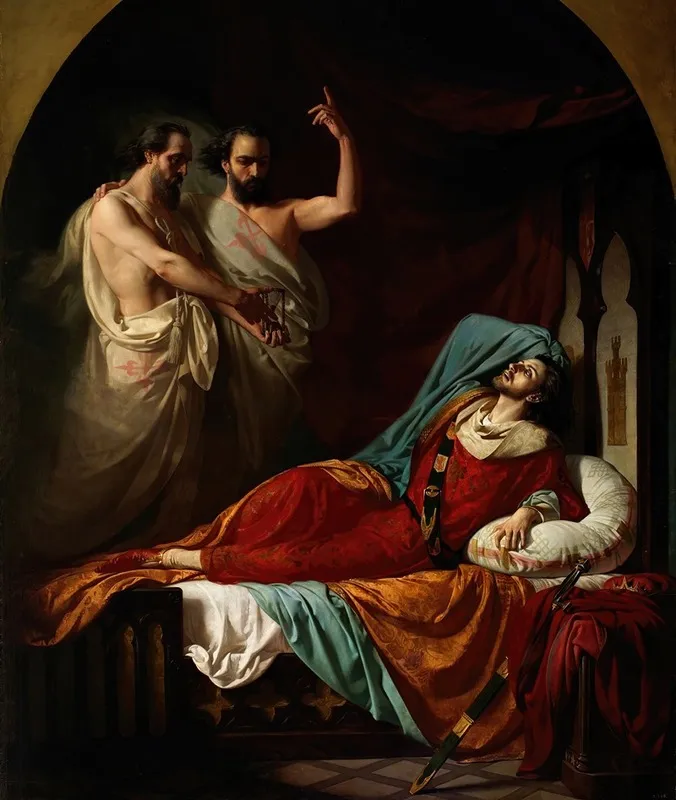 Ultimos Momentos De Fernando Iv El Emplazado Wall Art by José María Casado Del Alisal - High-Resolution Digital Print