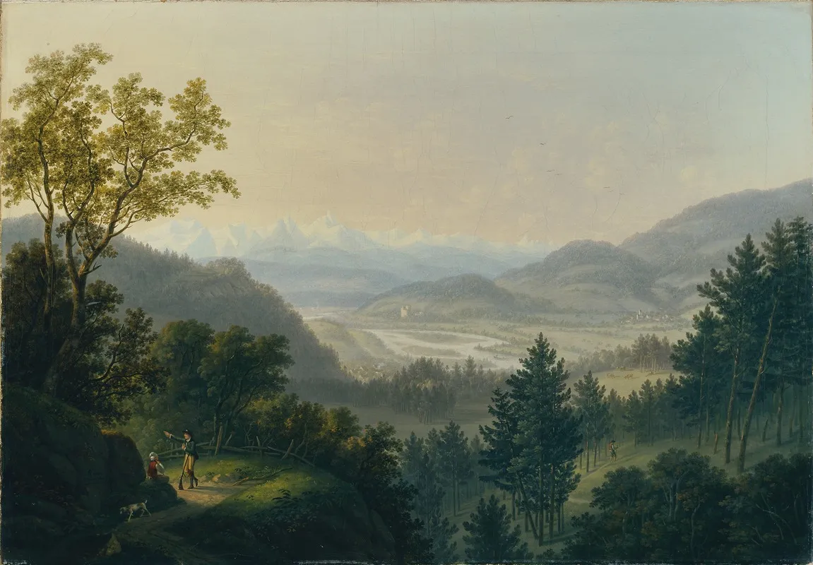 Umgebung Der Ruine Habsburg 4 Wall Art by Johann Caspar Rahn - High-Resolution Digital Print