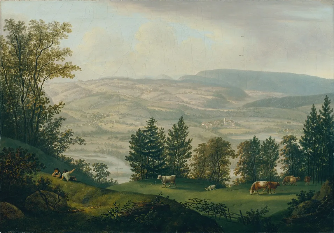 Umgebung Der Ruine Habsburg 5 Wall Art by Johann Caspar Rahn - High-Resolution Digital Print