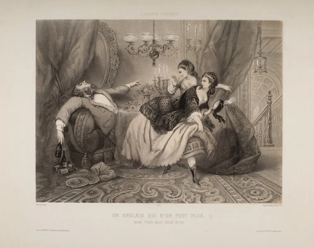 Un Anglais Qui Nen Peut Plus Wall Art by Frick Frères - High-Resolution Digital Print