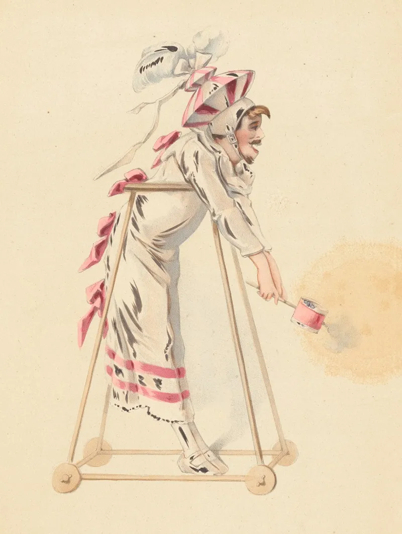 Un Bebe Dans Genevieve De Brabant Ballet Des Bebes Wall Art by Alfred Grévin - High-Resolution Digital Print