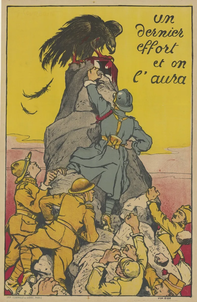 Un Dernier Effort Et On Laura 2 Wall Art by Eugène Courboin - High-Resolution Digital Print
