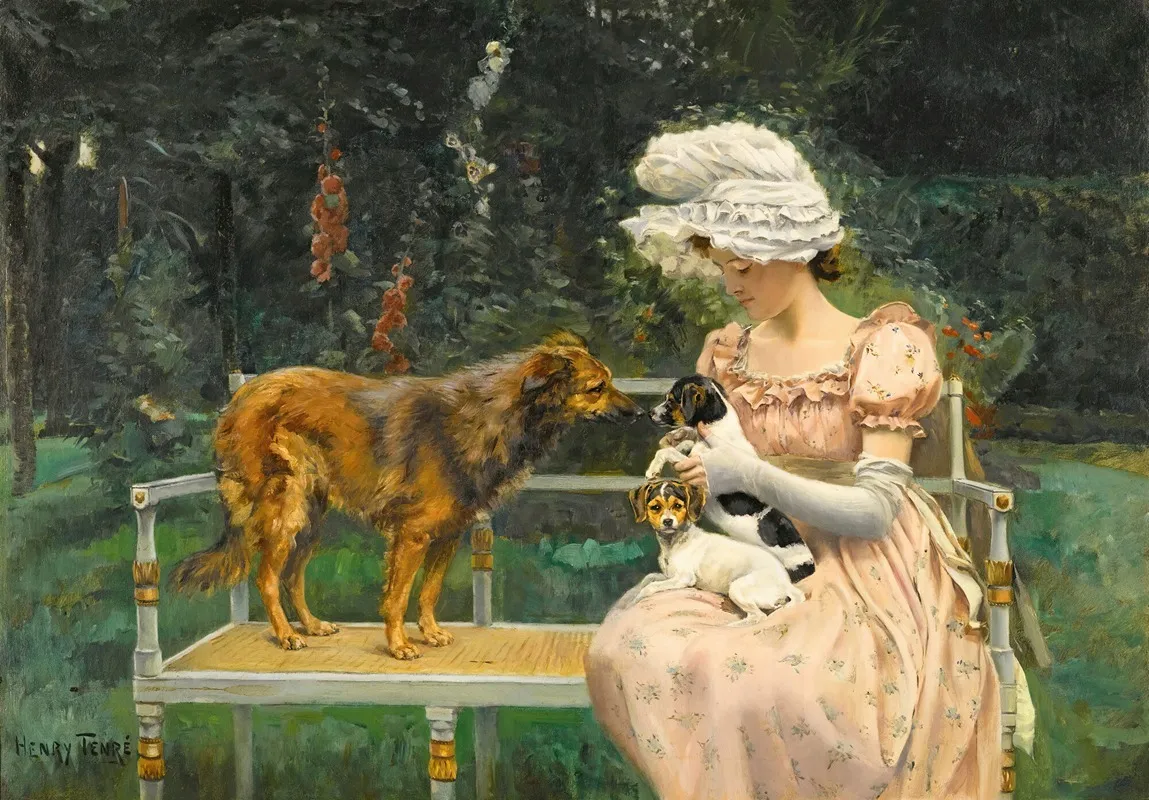 Un Nouvel Ami Wall Art by Henry Tenré - High-Resolution Digital Print