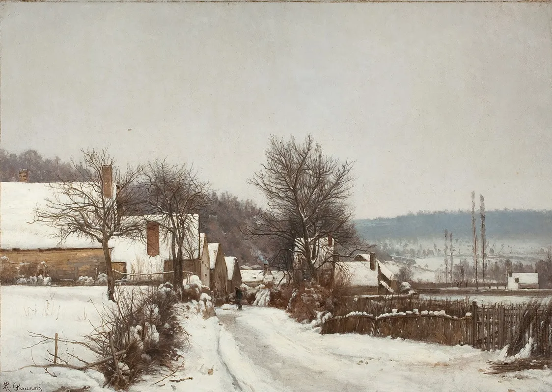 Un Village En Hiver