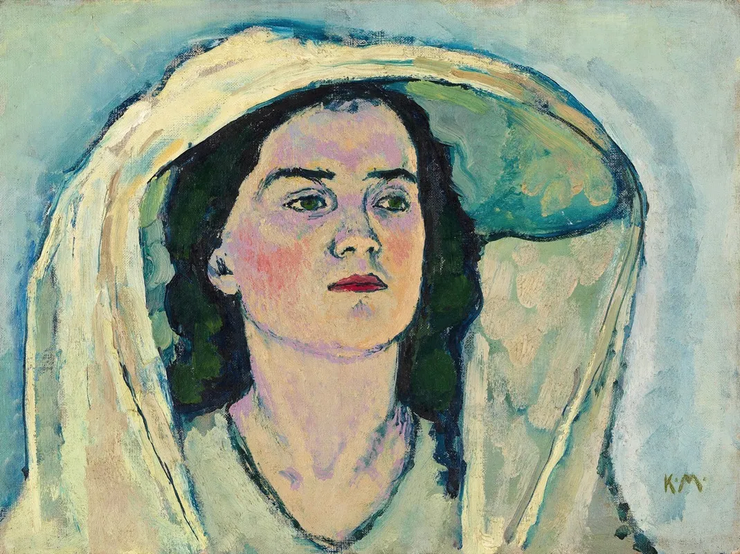 Unbekanntes Madchen Wall Art by Koloman Moser - High-Resolution Digital Print