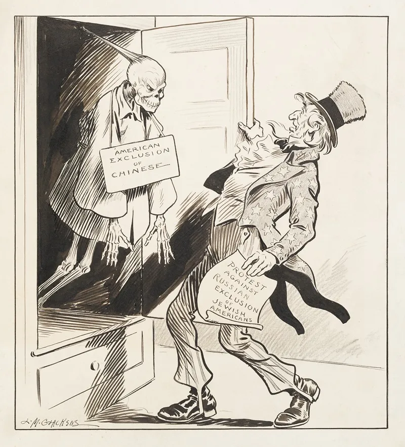 Uncle Sam Holding Scroll