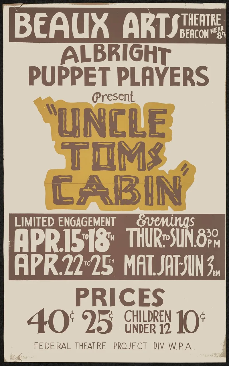 Uncle Toms Cabin 3 Wall Art by Anonymous - High-Resolution Digital Print