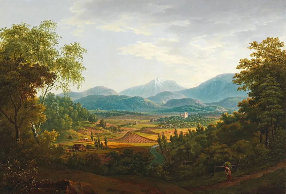 Und Hauer Landschaft Mit Karpaten