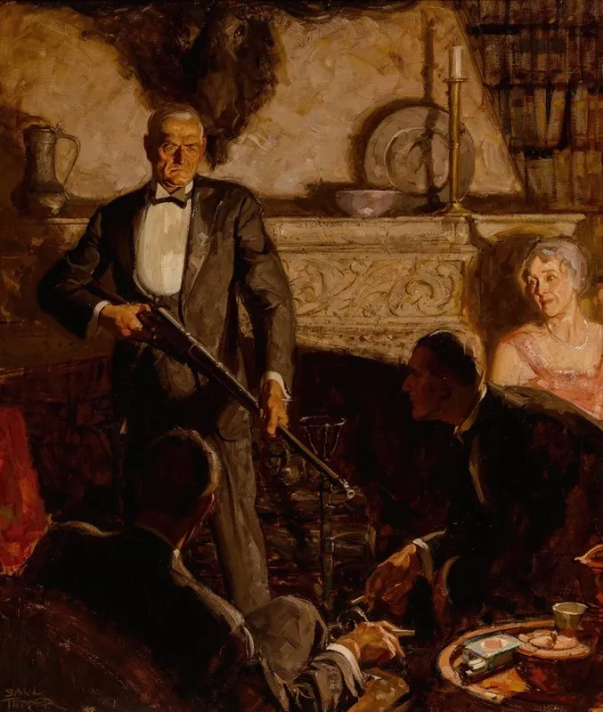Under The Gun Wall Art by Saul Tepper - High-Resolution Digital Print