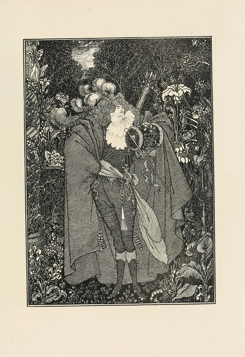 Under The Hill Pl 01 Wall Art by Aubrey Vincent Beardsley - High-Resolution Digital Print