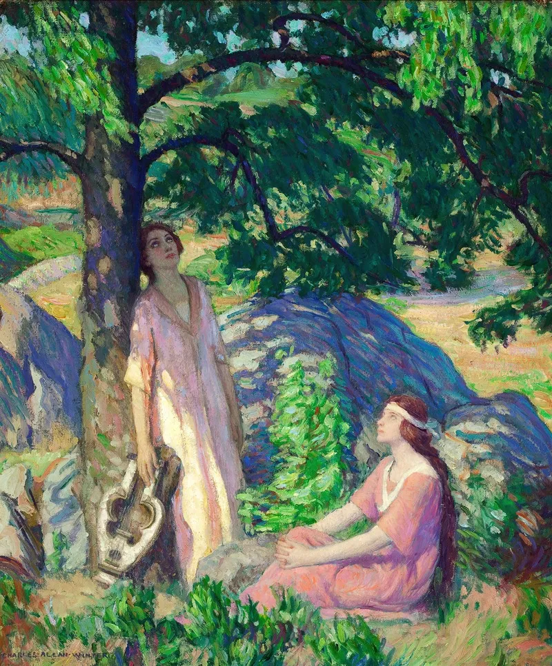 Under The Tree Wall Art by Charles Allan Winter - High-Resolution Digital Print