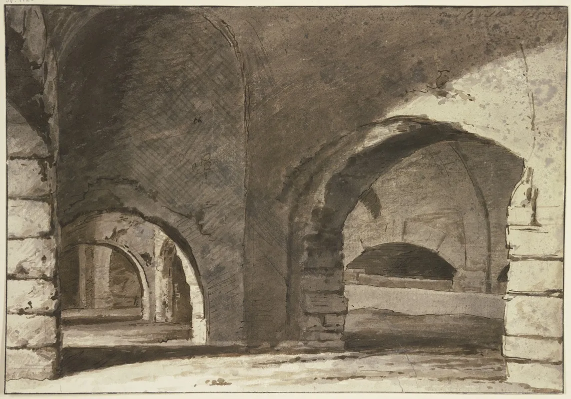 Underground Arch Wall Art by Jean Grandjean - High-Resolution Digital Print