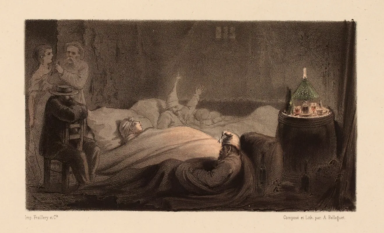 Une Cave Wall Art by Achille Belloguet - High-Resolution Digital Print