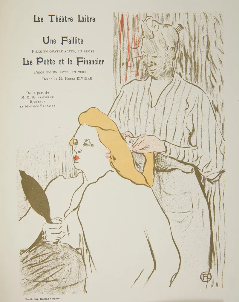 Une Faillite Wall Art by Henri de Toulouse-Lautrec - High-Resolution Digital Print