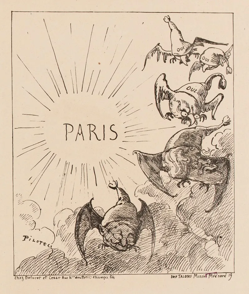 Une Page Dhistoire Eh Bien Petit Pere Je Crois Que Ca Fait Le Compte De Paris Wall Art by Henri Demare - High-Resolution Digital Print