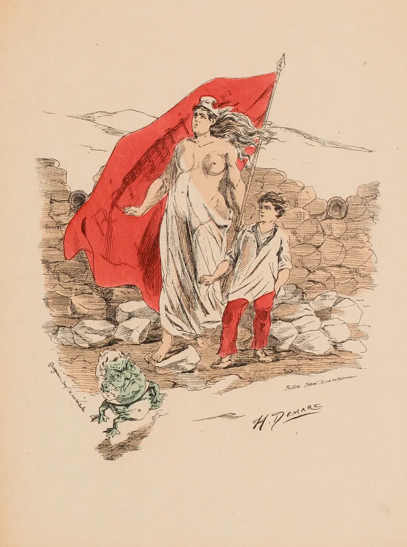 Une Page Dhistoire Wall Art by Henri Demare - High-Resolution Digital Print