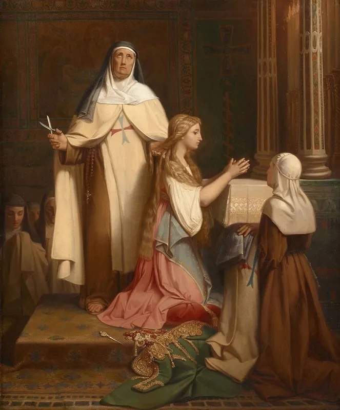 Une Prise De Voile Wall Art by Adolphe Roger - High-Resolution Digital Print