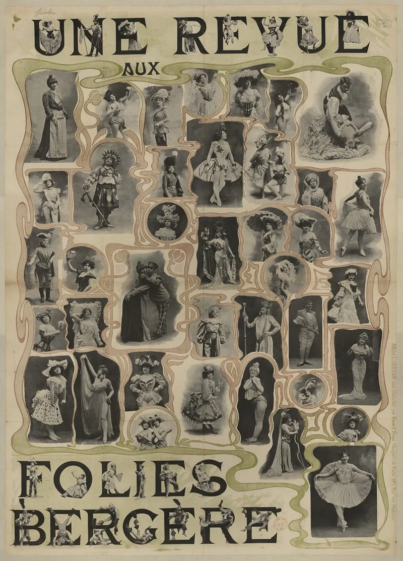 Une Revue Aux Folies Bergere Wall Art by Anonymous - High-Resolution Digital Print