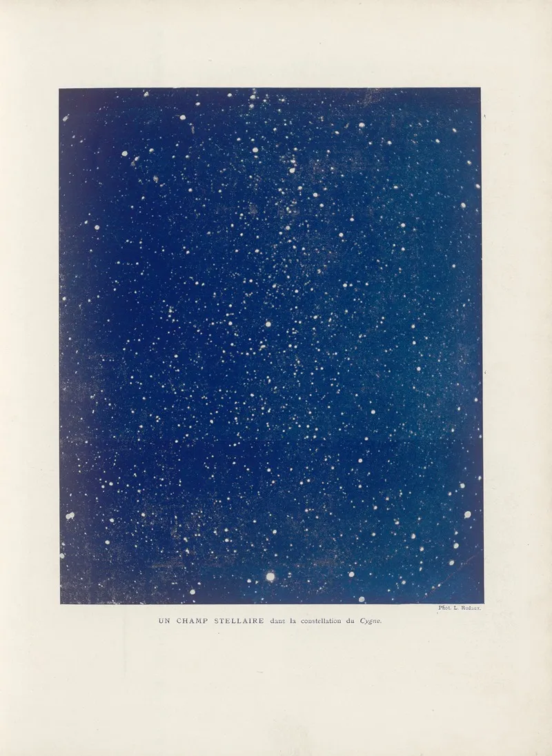 Un‎ ‎champ‎ ‎stellaire‎ ‎dans‎ ‎la‎ ‎constellation‎ ‎du Cygne Wall Art by Lucien Rudaux - High-Resolution Digital Print