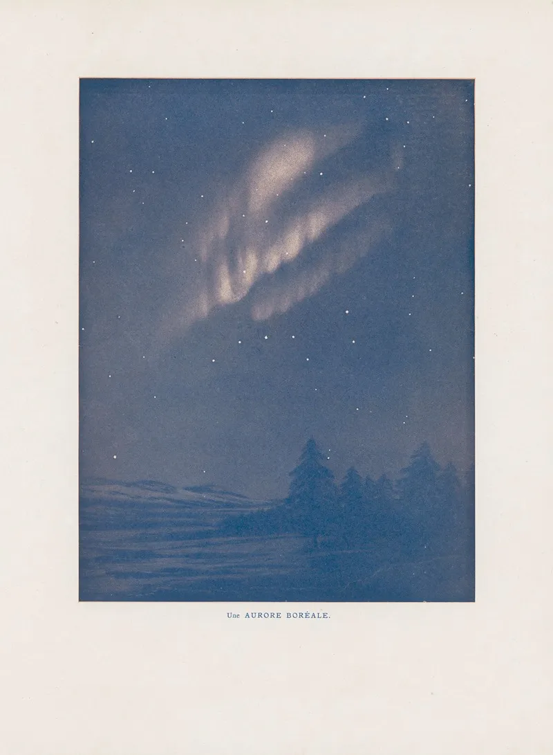 Une‎ ‎aurore‎ ‎boreale Wall Art by Lucien Rudaux - High-Resolution Digital Print