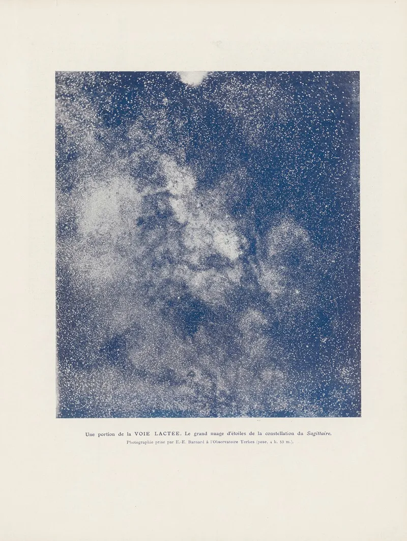Une portion de la voie lactee le grand nuage Wall Art by Lucien Rudaux - High-Resolution Digital Print