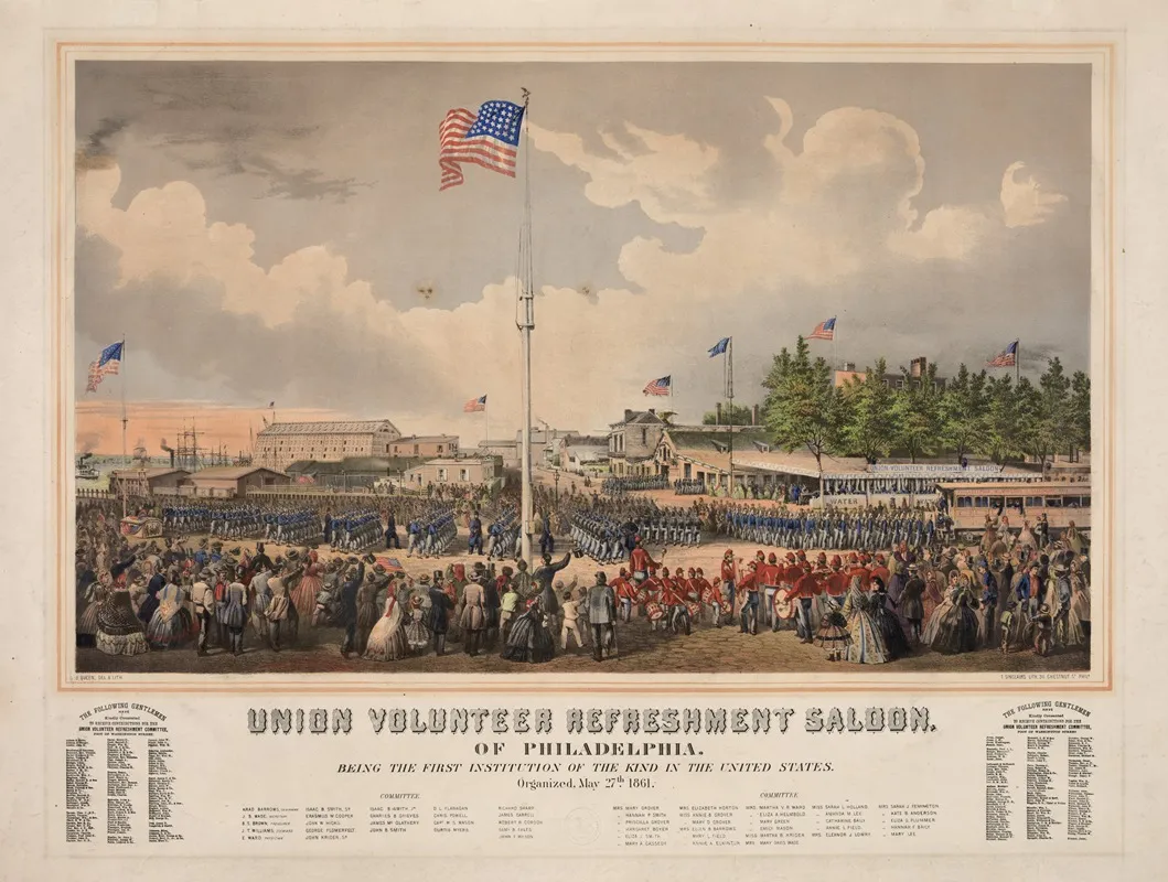 Union Volunteer Refreshment Saloon Of Philadelphia