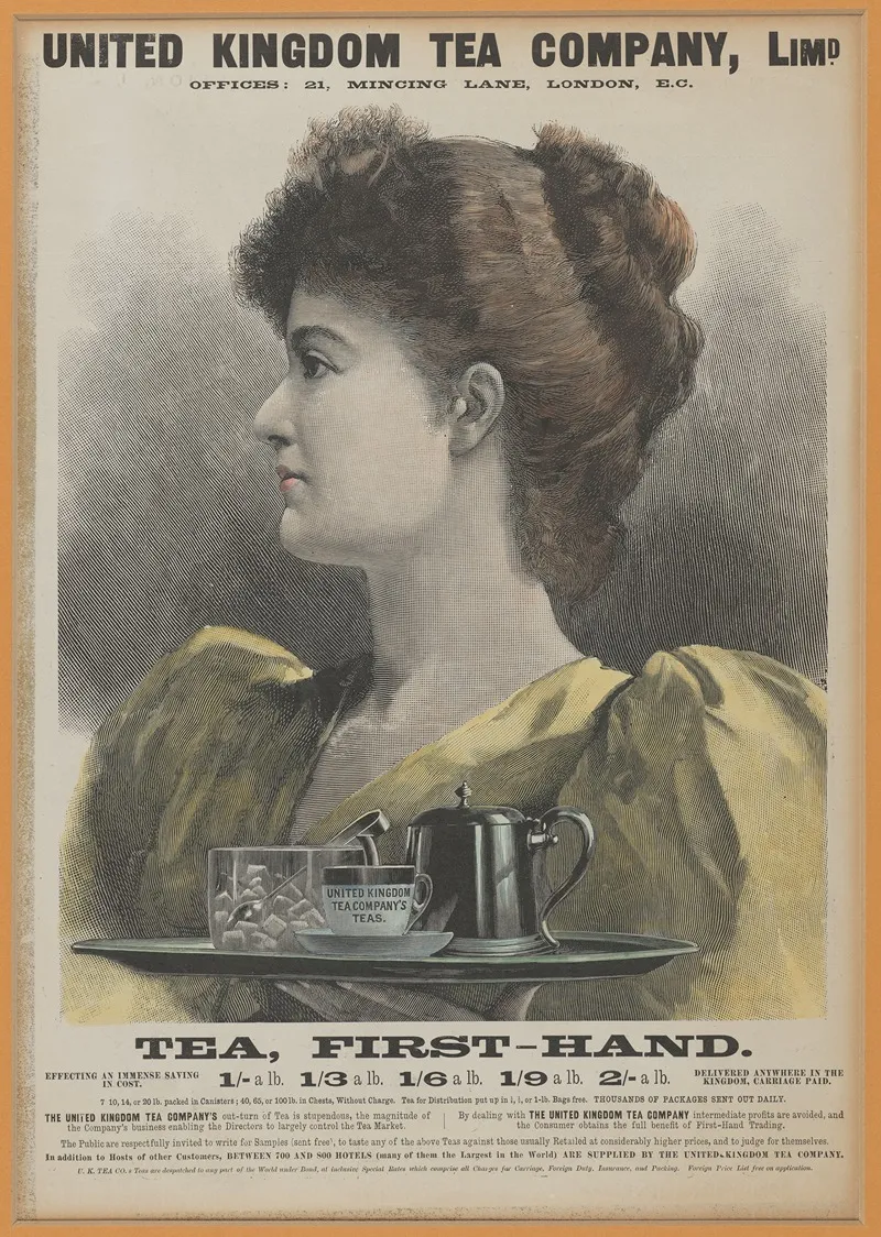 United Kingdom Tea Company Limd First Hand Wall Art by Anonymous - High-Resolution Digital Print
