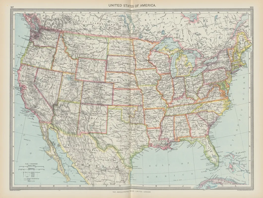 United States Of America General Map