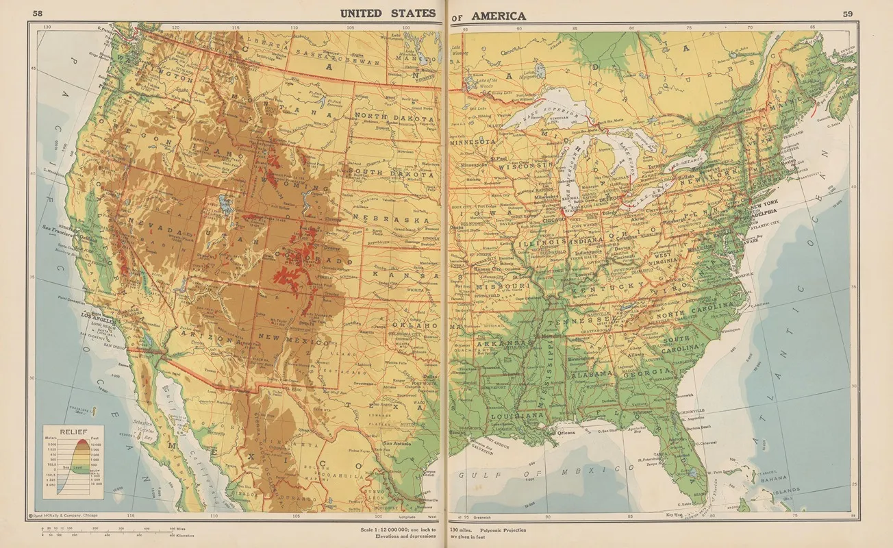 United States Of America Wall Art by John Paul Goode - High-Resolution Digital Print